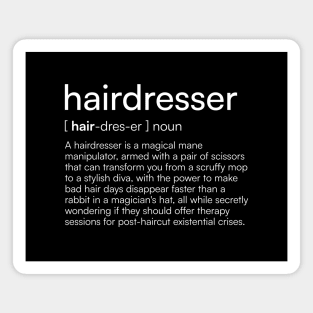 Hairdresser definition Magnet